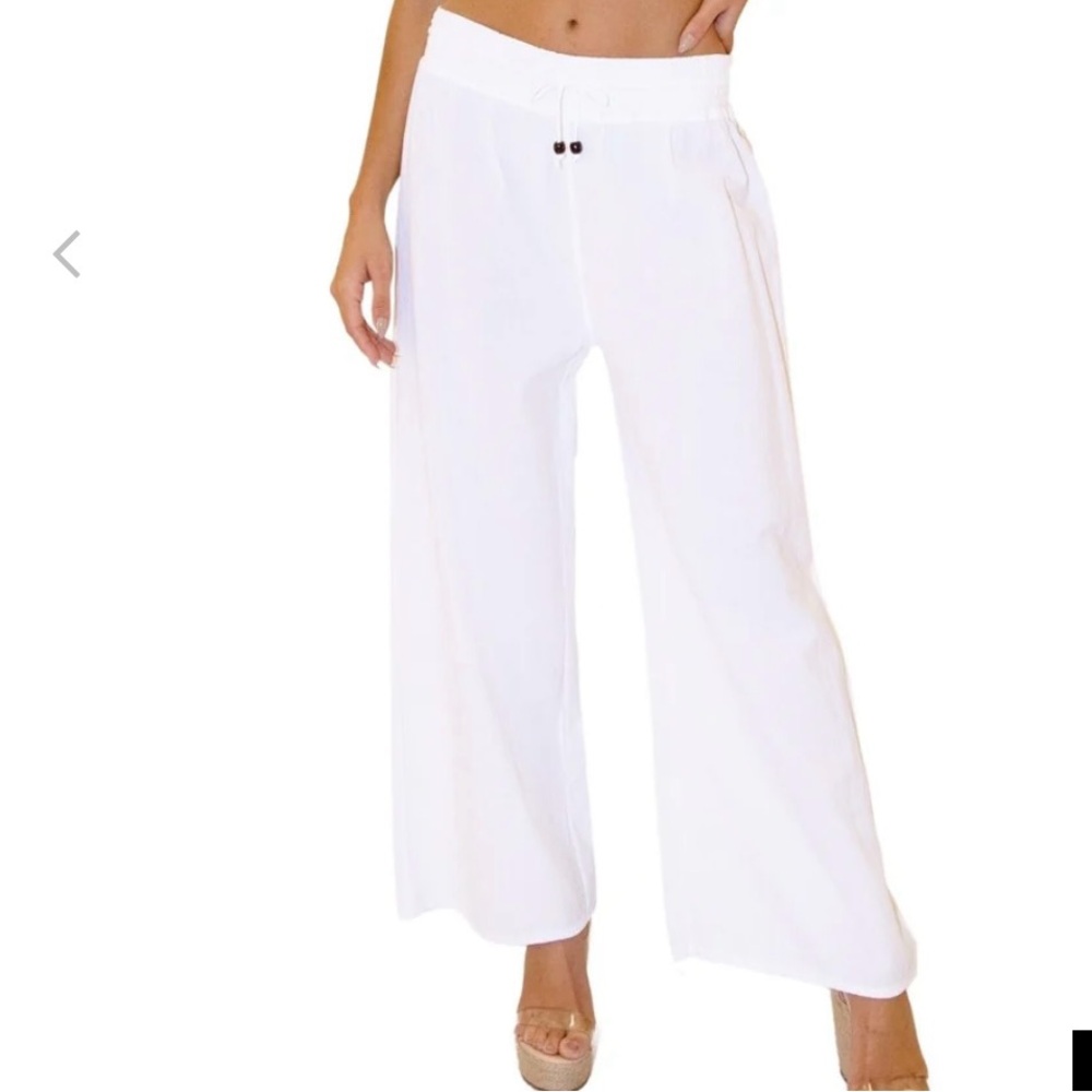 SEASPICE RESORT “TINA” WIDE LEG PANT, SZ L
